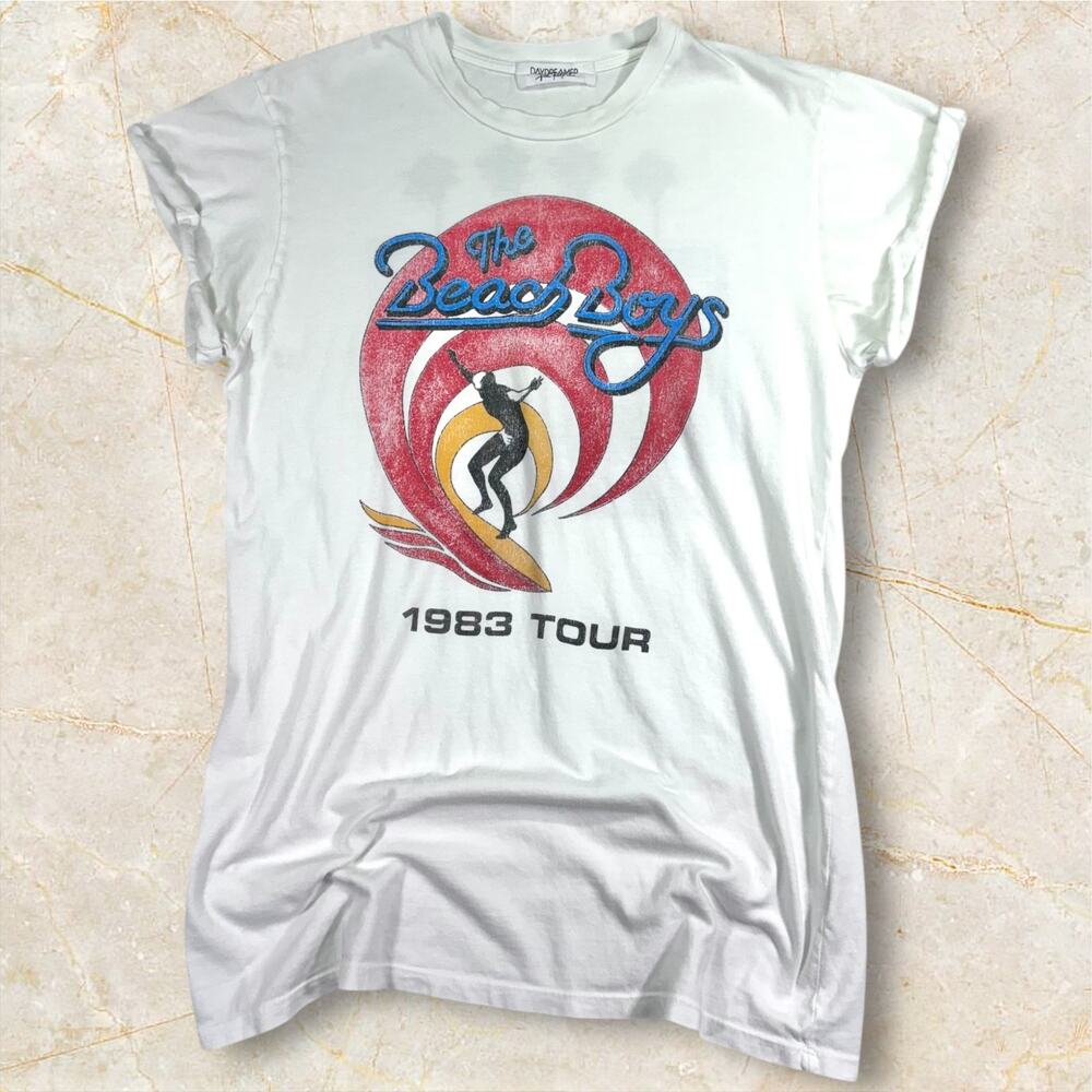 Daydreamer The Beach Boys Shirt Women's MEDIUM Tour Band Tee Free People